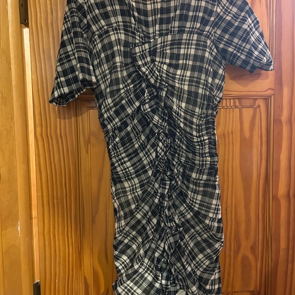 Isabel Marant Monochrome Checkered Dress - Picture 4 of 4